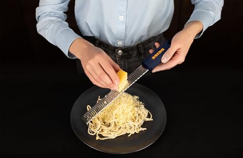 image for Deiss PRO Citrus Zester & Cheese Grater - Parmesan Cheese Lemon, Ginge