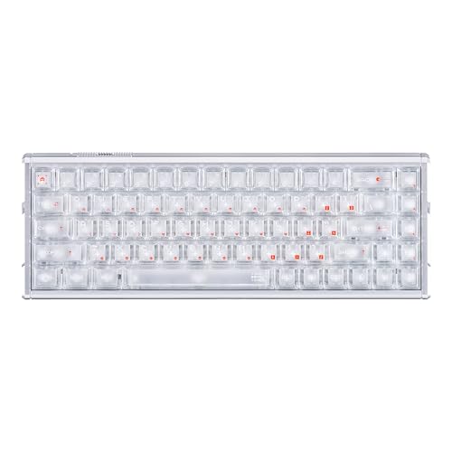 ATK RS6+ 65%�L�����J�j�J���Q�[�~���O�L�[�{�[�h �A���~���C�X�C�b�` 8K�|�[�����O���[�g 0.08ms���჌�C�e���V�[ 5�w�����p�b�h RGB�o�b�N���C�g PC�p Mac�p �V���o�[�T�����C