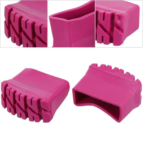 Cabilock Ersatzfüße für Leitern, 4 Stücke Fußkappen Antirutsch Schutzkappen Ersatz für Klappleiter Heimarbeiter Baustelle Teleskopleitern Technische Leitern