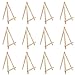 Produktbild 12 teiliges Kunst Staffelei Set aus Holz jeweils 30cm - Tischoberfläche Stativ Staffelei Set zur Schaustellung von Kunstleinwänden - faltbar für einfache Lagerung - Malen, Wasserfarben&Acrylmalerei