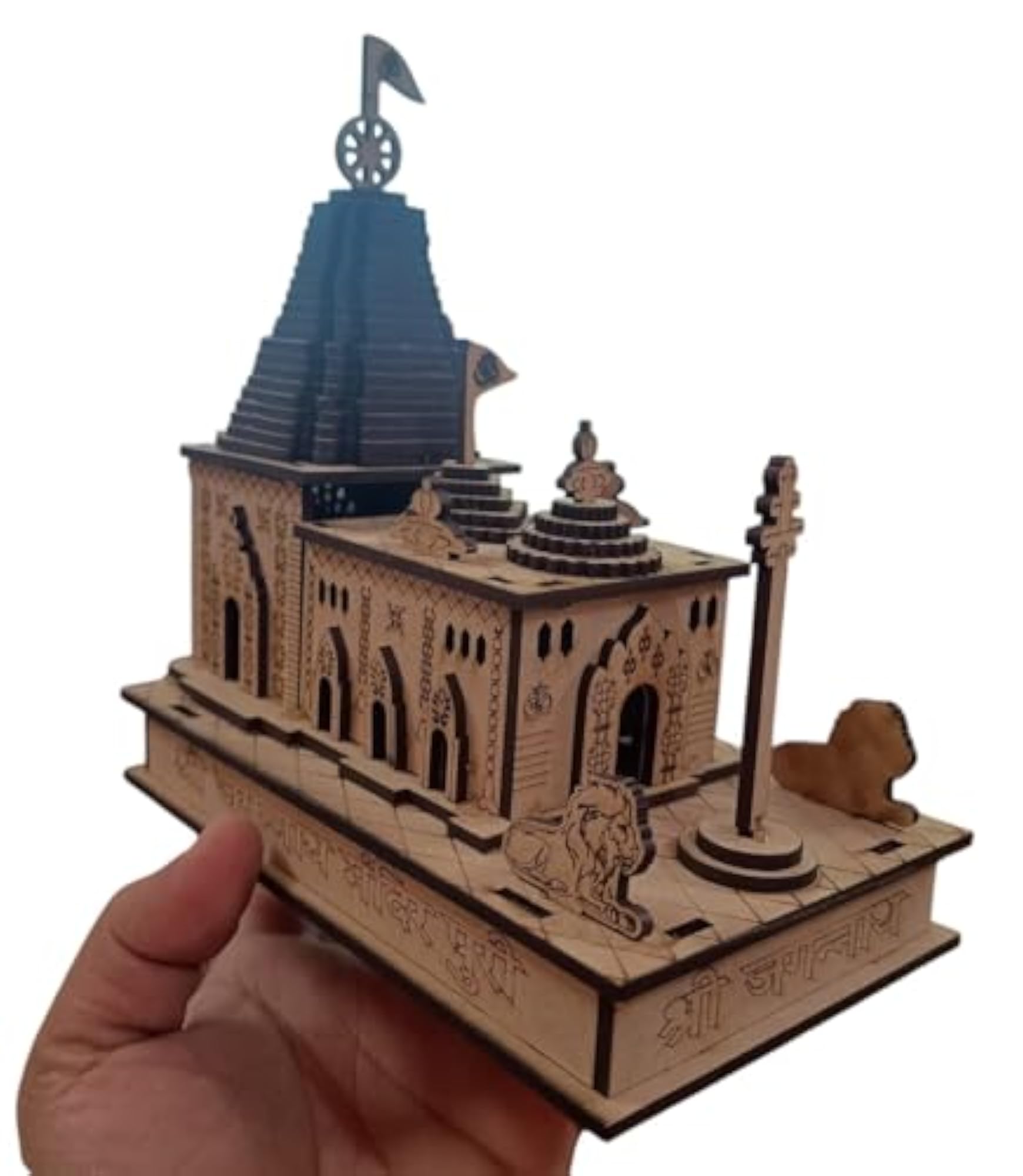 Wooden Shree Jagannath Puri Temple Model