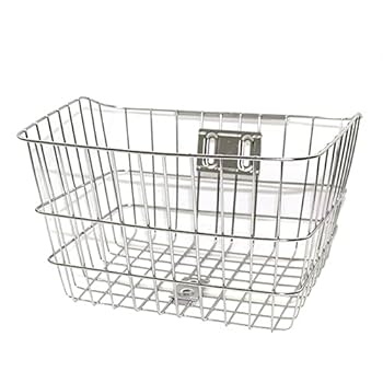 Amazon | エナジープライス 自転車 角型ワイヤーバスケット