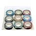 JVCC Mini-Spike-Pack Mini Spike Tape Multi-Pack: 1/2 in. x 2 yds. / Assorted (Black,Burgundy,Dark Blue & Green,Electric Blue,Olive Drab,Purple,Tan,Teal) [9 Rolls/Pack]