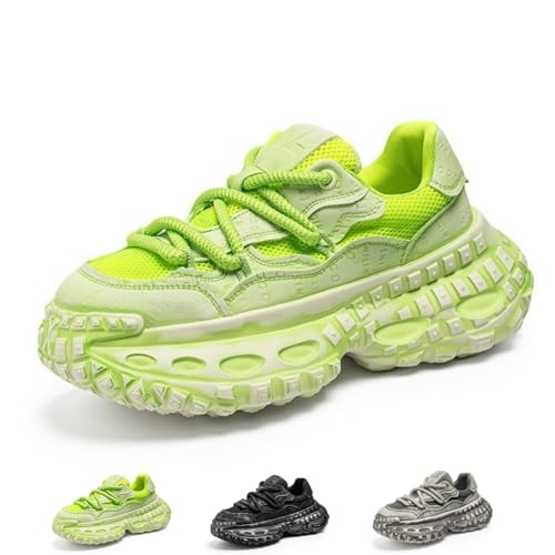 Men's Retro Chunky Platform Sneakers Fashion Y2K Stylish Dad Style Classic Lace Up Casual Sports Shoes