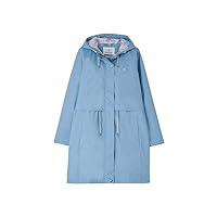 LightHouse Women's Pippa Coat - Ladies 3/4 length Waterproof Spring Summer Outdoor Coat with Hood - Soft Denim - 14