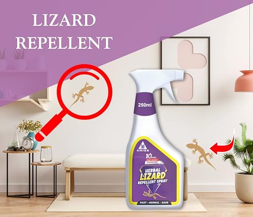 Image of Amish Herbal Lizard Spray 250 ml Pack Of 1 |10 Minutes Formula |Removes Entire Lizard colony|Powerful 100% Organic No Chemical Lizard Repellent Spray for Home Long Lasting Protection Instant Action