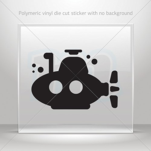 Decals Stickers Submarine Icon Decoration Bike Motorbike Bicycle Vehicle ATV cars Garage 0502 KRX47
