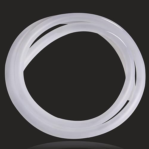 Feelers Tubo de látex de silicona flexible, diámetro interior de 14 de pulgada  38 pulgadas de diámetro exterior altamente elástico, tubo de vinilo