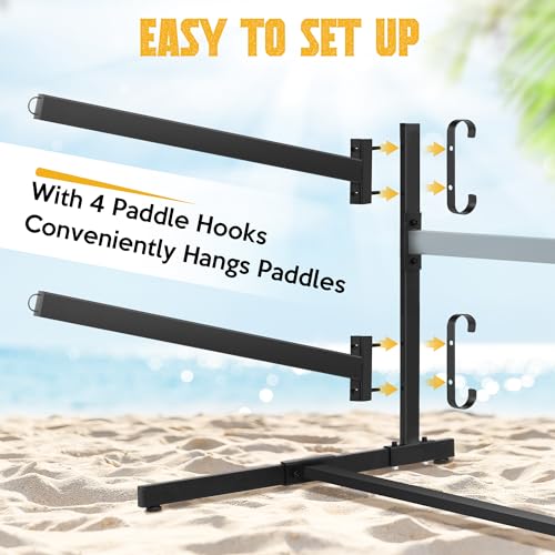 Rengue Kayak Storage Rack, Heavy Duty Freestanding Kayak Stand for 2 Kayaks, SUPs, Canoe and Paddleboard kayak rack for Indoor & Outdoor Use