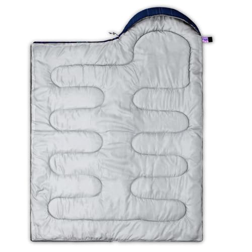 Image of QOOMO Axolotl Cute Camping Sleeping Bags,3 Season Warm & Cool Weather,Lightweight,Waterproof Sleeping Bags for Adults & Kids,Traveling,and Outdoors