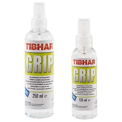 Tibhar Unisex Tibhar Grip (250ml) Table Tennis Rubber Cleaner, 250ml, 250ml UK Cover
