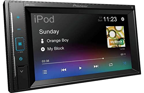 Pioneer Dmh-241Ex Car Stereo Safe Driver's Bundle W/ Acam4 Backup Camera. 2-Din Touchscreen Head Unit With Amazon Alexa Built In, Bluetooth Receiver For Hands-Free Calling And Media Streaming, No Cd #TOP5