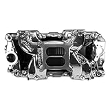 Edelbrock - MANIFOLD; BIG BLOCK CHEVROLET RECTABLE PORT RPM AIR GAP - CHROME PLASMA FINISH (7562-CP)