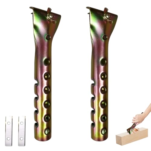 Girihe 2 PCS Heavy Duty Scraper 4.5CM Scrappers Tool Carbide Scraper Premium Ergonomic Paint Scrapers for Removing Paint Glue Grout Varnish Resin & Rust