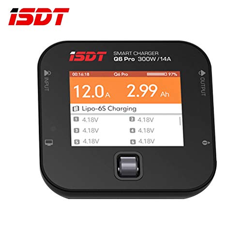 ISDT Q6 Pro BattGo 300W 14A Pocket Lipo Battery Balance Charger for LiFe/Lilon/LiPo/LiHv/NiMH/Cd/Pb
