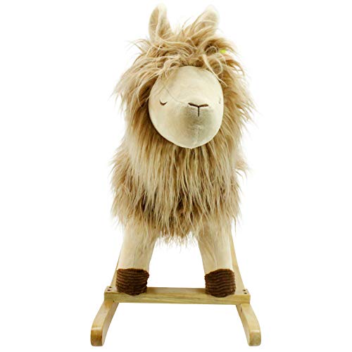 image for Soft Landing | Joyrides | Classic Character Rocker - Llama, Brown Llam