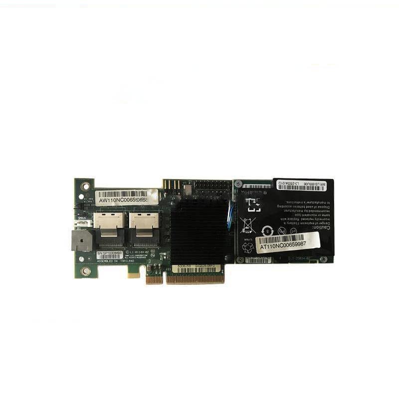 Per la scheda array a 8 porte LSI MegaRAID SAS 8708EM2 (con batteria) supporta RAID 5 6
