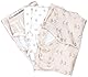 TupTam Baby Jungen Schlafstrampler Langarm Strampler Schlafanzug mit Fuß 3er Pack, Farbe: Fuchs Beige Streifen Sterne, Größe: 62