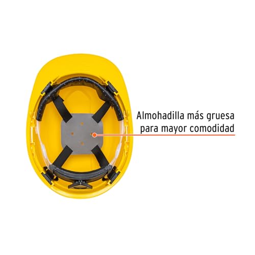 Casco de seguridad amarillo 14 casco de seguridad amarillo marca TRUPER (2)