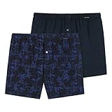 Schiesser Herren 2 Pack Boxershorts Baumwolle Jersey weich - Jerseyboxer