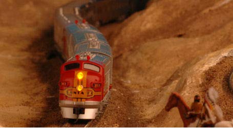 N Santa Fe Super Chief 4 Car add-on Set