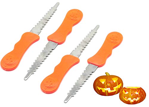 Faberry 4 Set Halloween Pumpkin Carving Kit Tool Fruits Watermelon Carver Holiday Lantern