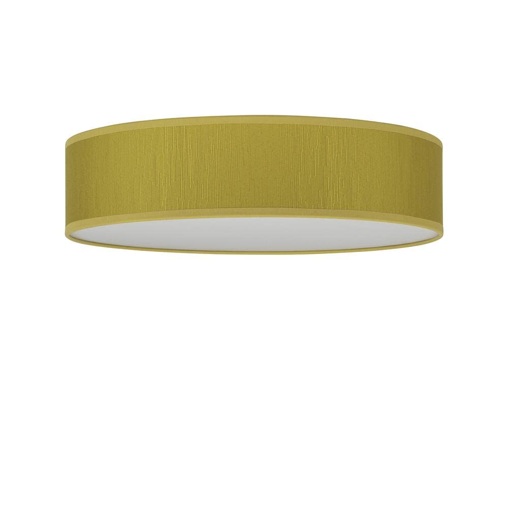 Plafonnier moderne en tissu jaune pour réchauffer l'ambiance du salon ou de la chambre