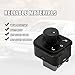 CADUFUELLY 1K0959565KE Mirror Control Switch Knob, Mirror Adjustment Switch Knob Side Power Replacement for Jetta Golf, Replaces 1K0959565KREH, 901-507