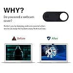 Webcam Cover Slide, Ultra Thin Round Hole Laptop Camera Cover Slide Blocker for Computer MacBook Pro iMac PC Tablet Notebook Surface Pro Echo Show Camera, Ultra Thin Privacy Protector（6 pack） - Image 2