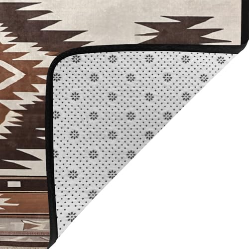 Tapis imprimé Native salon 91x61 cm antidérapant