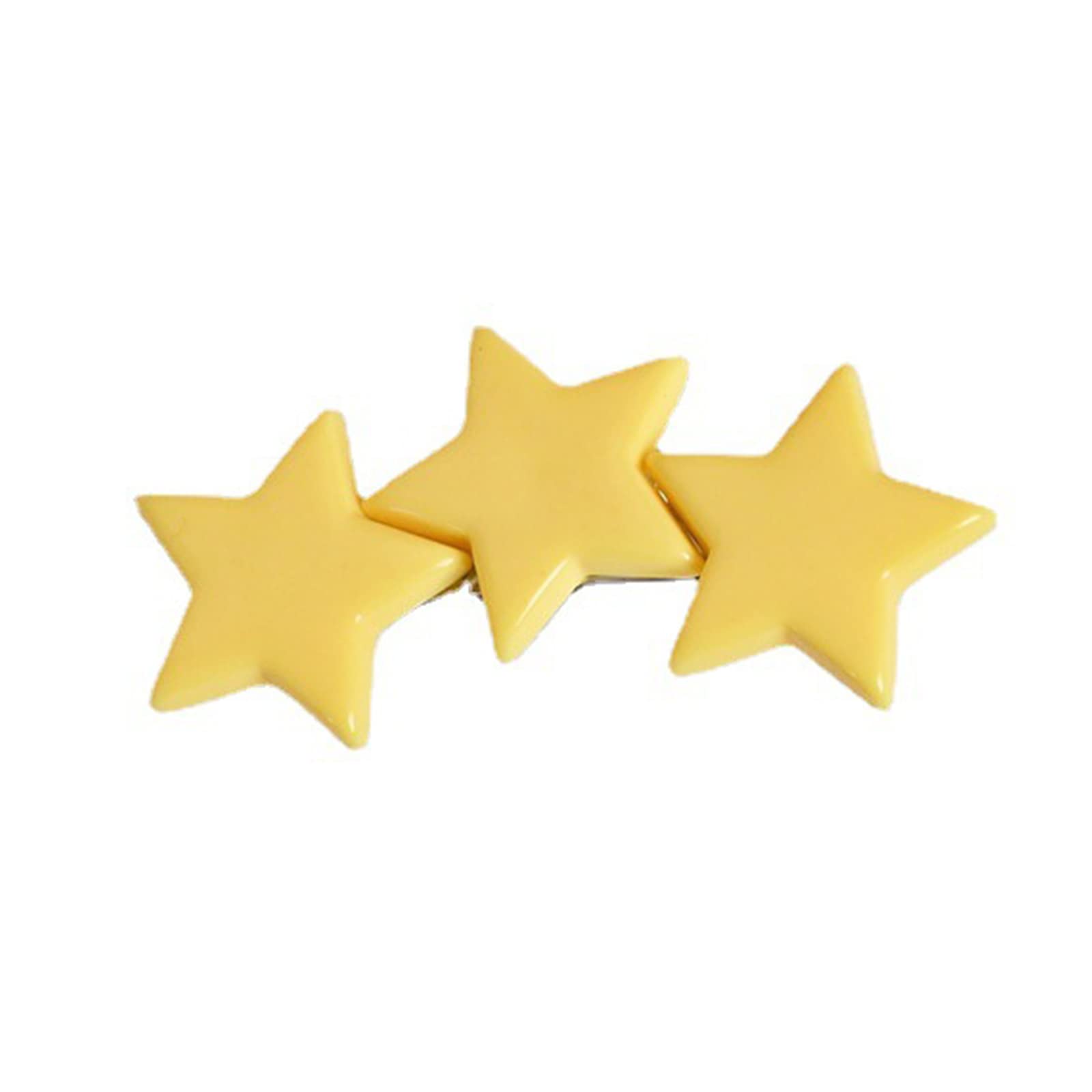 Amazon.com : YOUNAFEN Yellow Star Hair Clip for Girls Star Bobby