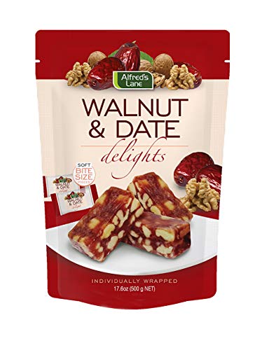 Alfred's Lane Walnut & Date Delights (17.6 oz, 1 Bag)