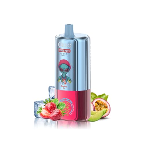 �y70000��3in1 �zOKSO �g���̂ēd�q�^�o�R 70000��z�� �g���v���t���[�o�[ LED��� �g���v�����b�V���R�C�� 650mAh �^�C�vC�[�d VAPE �m���j�R�`�� (�X�g���x���[�A�C�X+�W�����O���W���[�X+�h���S��������)