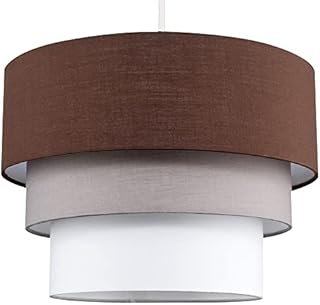 MiniSun Round Modern 3 Tier Fabric Ceiling Pendant Lamp Light Shade in Teal