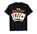 Das Blyat wendet Sich! Cyka Blyat Russland Poker T-Shirt