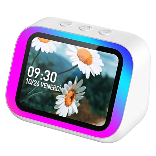 Altoparlante Bluetooth con Display 4" – Smart Speaker con Assistente