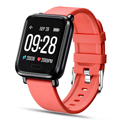 Smartwatch Fitness Armband mit Pulsmesser Blutdruckmessung Fitness Tracker Wasserdicht IP68 Fitness Uhr Schrittzähler Pulsuhr Sportuhr für