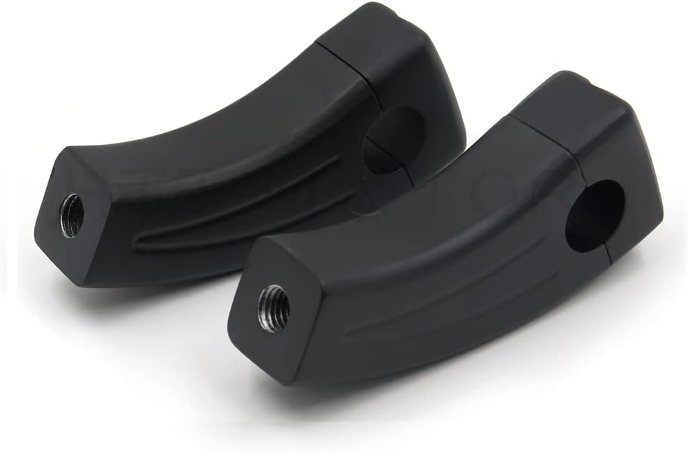 HTTMT XH6014-01A-22-3.5" Handlebar Pullback Risers Compatible with Suzuk Kawasak (7/8" Bar) Black