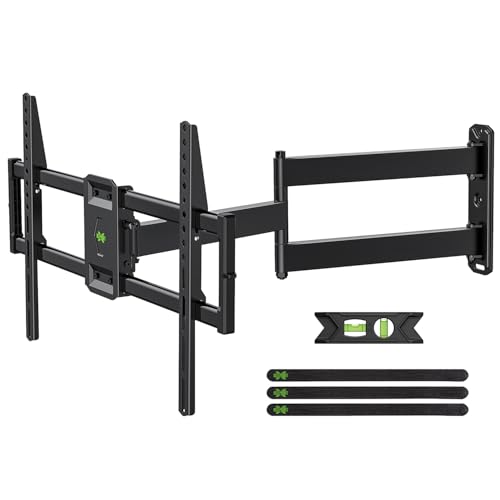 USX MOUNT Langarm-TV-Wandhalterung, Geeignet für 37-80 Zoll-LCD-/LED-/OLED Fernseher, 814 mm Auszug, Neigbar und um 180° Drehbar, Max. VESA 600x400mm bis zu 45KG, Ideal für Die Installation in Ecken