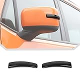 JeCar for 2016-2024 Jeep Renegade Smoked Side Mirror Light Cover Trim Guards - Rearview Mirror Turn Signal Light Cover Decoration Accessories