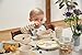LÄSSIG Kindergeschirr Set (Teller, Becher, Schälchen, Löffel) ohne Melamin, BPA-frei, für Spülmaschine und Mikrowelle/Dish Set Little Water Whale