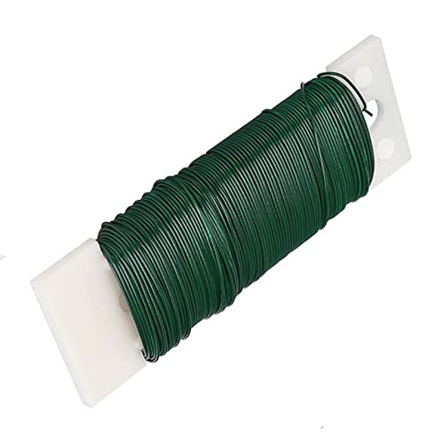 Floral Wire, 38 Yards Green Paddle Wire with 1 Floral Tape, for Crafts, Garlands, Christmas Wreaths, Floral Flower Arrangements
