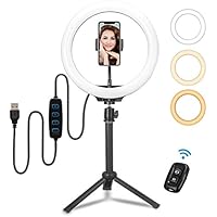 VIMC Selfie Ring Light with Tripod Stand & Cell Phone Holder