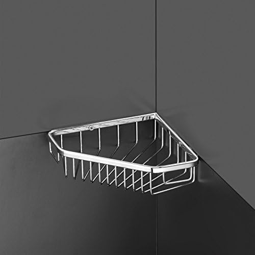TATAY Krom corner basket, functional and practical design, made of chrome-plated brass and stainless steel - Image 3
