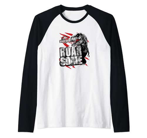 T-Rex Jurassic World t-shirt baseball pour remplacer vos hauts basiques par du style