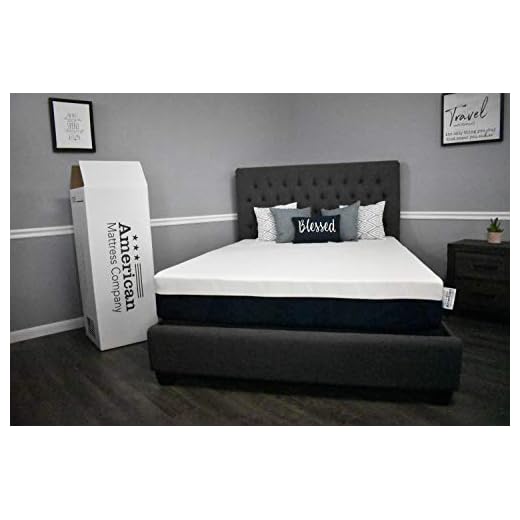 10" American Made Graphite Infused Memory Foam Mattress: CertiPUR Certified: American Mattress Company (King)