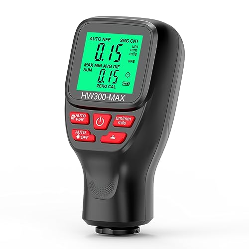 Calibrador de espesor de capa digital 0-2000UM HW300-MAX miniatura 1