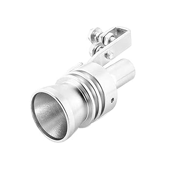 CCE Turbo Sound Car Silencer Whistle Aluminum Alloy BOV Blow-Off Valve Simulator Turbo for Exhaust Pipe for Royal Enfield Bullet 350 (Small)
