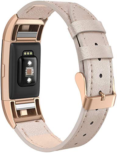 SWEES Bands Compatible for Fitbit Charge 2 Leather Small (5.6