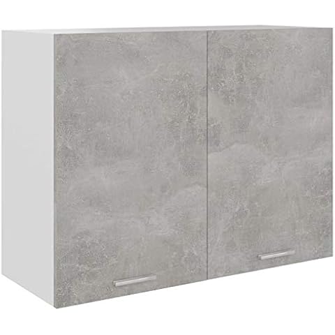 Armario Colgante de Cocina Leepesx Gris Hormigón Cover
